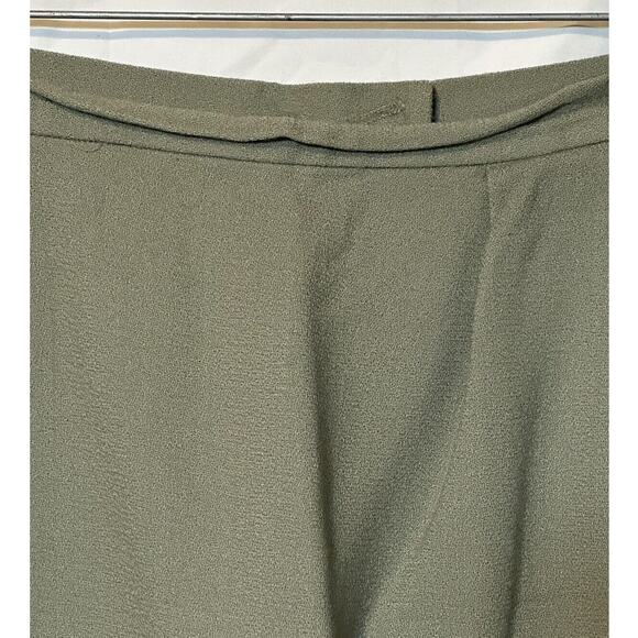 Rare 100% Wool Women Vintage Saville Suit Hunter Green Jacket Skirt Set Size 12 - Picture 3 of 14